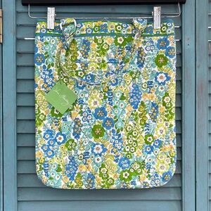 Vera Bradley Floral Patterned Bag in Blue and Yellow
